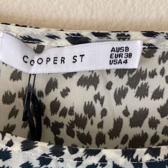 Cooper Street Serena Tie Sleeve Top Size 4‎ (J16) - Picture 5 of 8